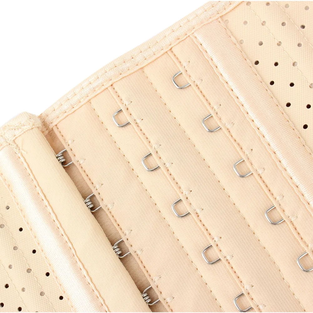 
2018 New Skin Three Rows of Buckles Women Waist Trainer Shapers Dropship 