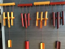 Bamboo wind chimes handmade windchime decoration gift room birthday girl gift
