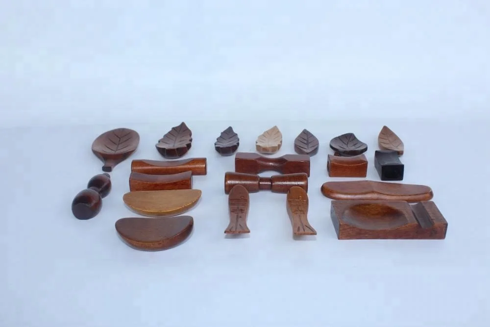 Leaf Shape Wooden Chopsticks Forks Rest Holder Kitchen Spoon Stand