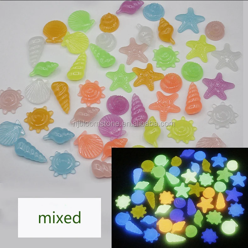 Ночная светящаяся в темноте Люминесцентная галька