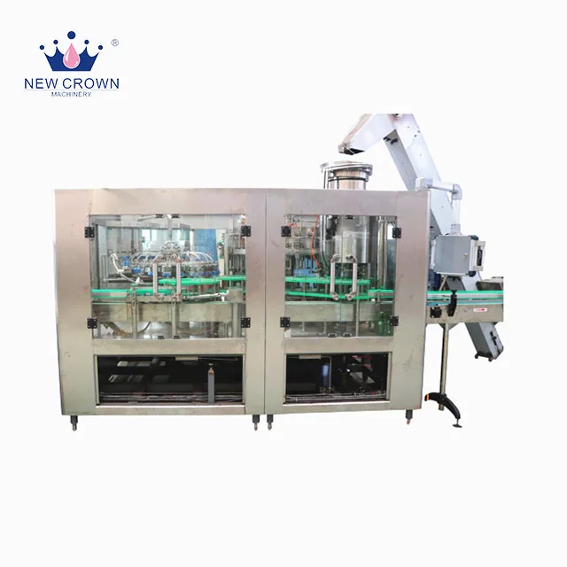 3 в 1 стеклянная бутылка пива розлива/линии розлива пива