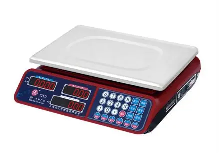 красный цвет и abs материалов светодиодный дисплей электронные весы 838, водоустойчивая функция