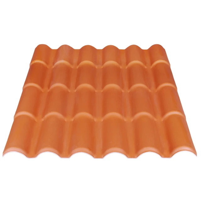 
JIELI Roma Anti UV waterproof pvc roma roof sheet tile roof colored PVC roof tile 