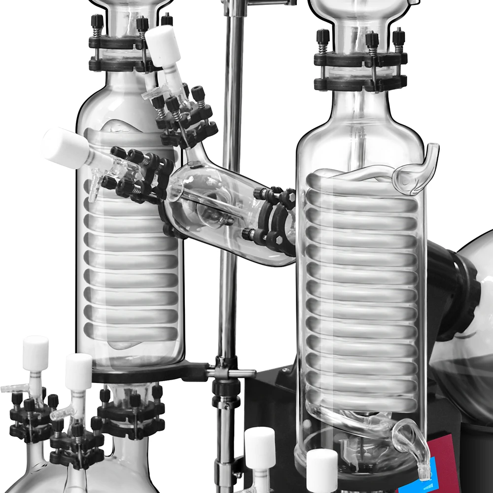 
West Tune China Laboratory 5.3-Gallon/20L WTRE-20dual Dual-Condensers Rotary Evaporator with Competitive Price 