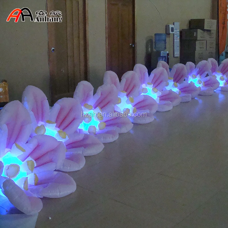 Освещенный надувной цветочный букет украшение для церкви