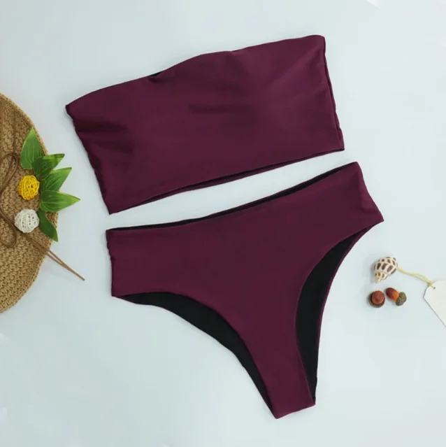 
Wholesale Custom Fashion Strapless Women Hot Sexy Bikini Girls Swimwear 