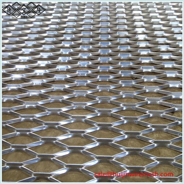 aluminum expanded metal mesh building facade decorative