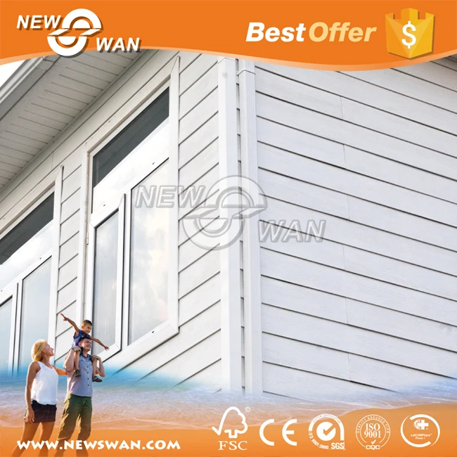 
Waterproof Cement Wall Covering / Fiber Sheet Wall / Fiber Cement Board for Exterior Wall 