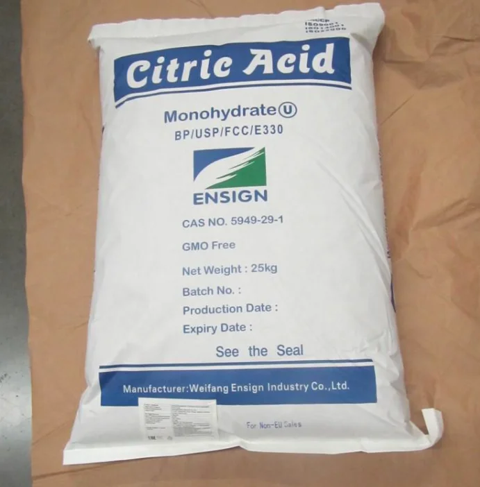 Citric Acid Mono / Anhydrous  , Trisodium Citrate / sodium Citrate
