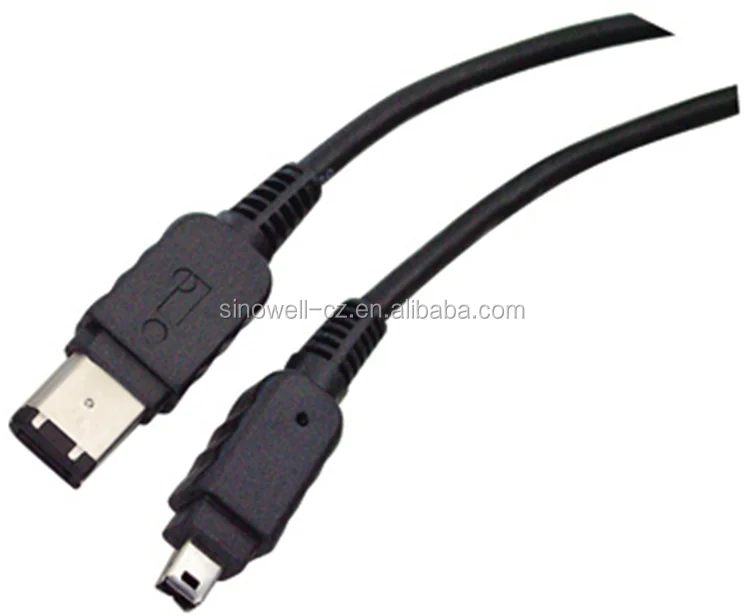 
IEEE 1394 4P-6P Firewire Cable VK2-2002 