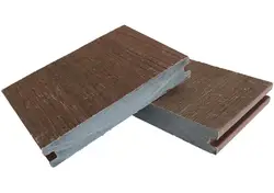 Wpc Composite Wood Outdoor Waterproof Solid Decking Embossed Flooring 140*22.5mm