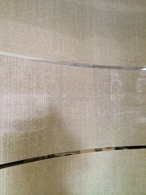 Luxury Interior Wood Design Acrylic Sliding Closet Door Panel