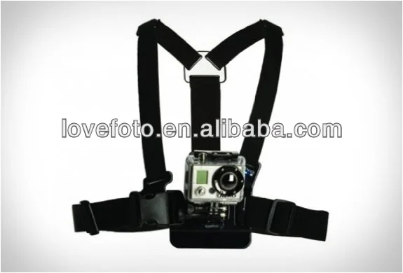 высокое качество регулируемые gopro груди крепление использовать ремень