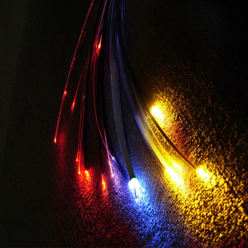 
Chinese manufacturer fiber optic light with black jacket for swimming pool star sky effect decoration 