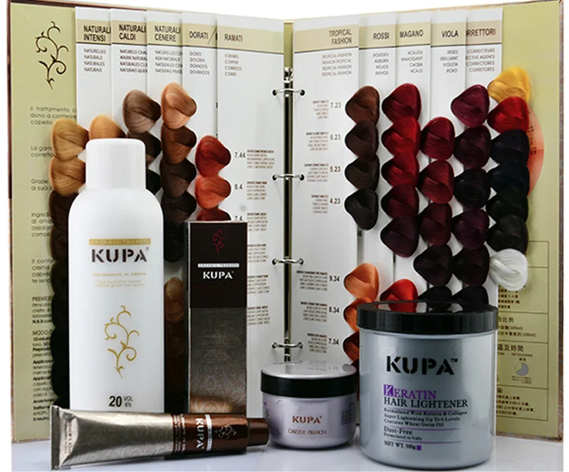 Natural Hair Dye Colour Ammonia Free Permanent Hair Color Cream With Popular Colors