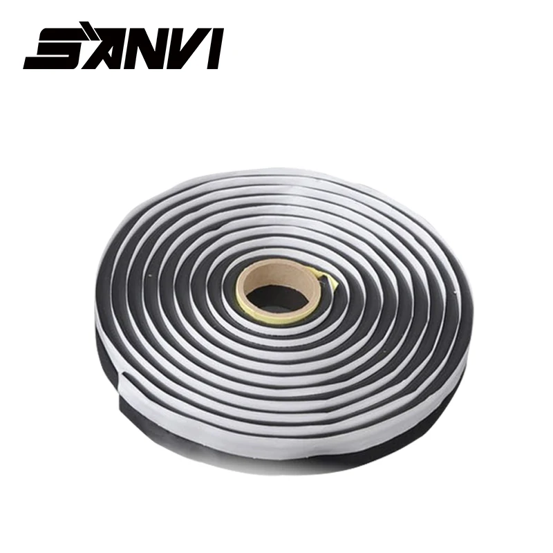 Black Snake Butyl Synthetic Rubber Glue Auto Headlight Headlamp Retrofit Adhesive Sealant 9.5mm *4.57M Car Styling Modifying