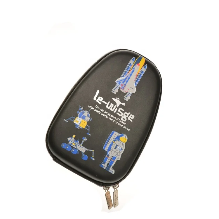 Милый пенал из ЭВА, сумки для хранения на молнии, большие Мультяшные 3d-чехлы для ручек для мальчиков, студенческий канцелярский чехол для подростков, с рисунком самолетов