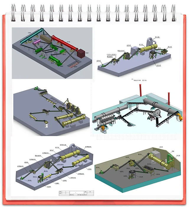 
vermicompost organic fertilizer plant equipment production line 
