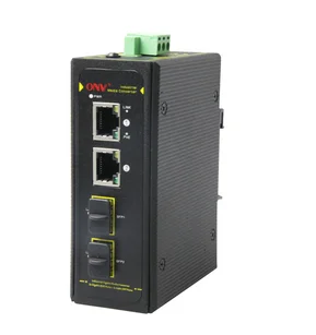 SFP промышленный POE коммутатор 4 порта 10/100/1000М