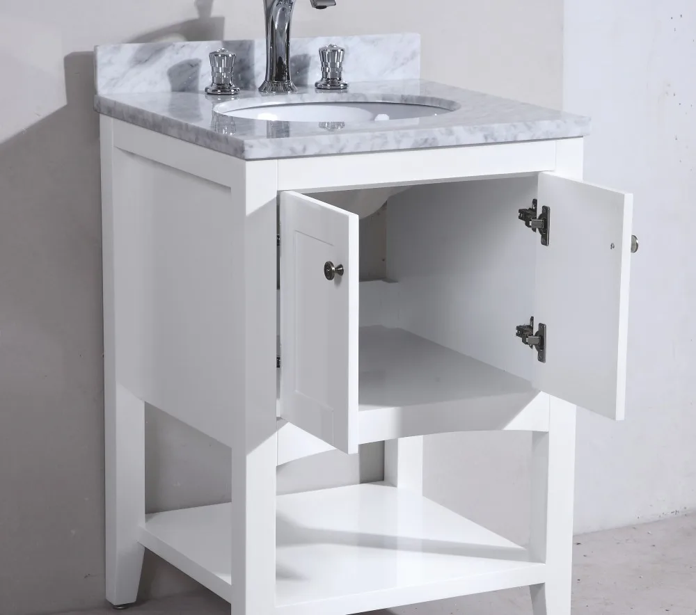 European Style Bathroom Vanity Cabinet , UK Floor Modern Bathroom Mirrored Cabinets