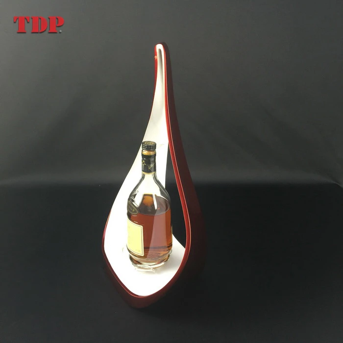 LED Lighting Display Base Custom Design Acrylic Wine Bottle Glorifier Design for Retail Market