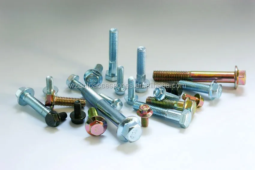 
M8X30 high tensile serrated hexagon head flange bolts 