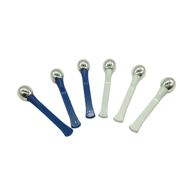 
 Бесплатный образец, средство для удаления морщин вокруг глаз, массажная пластиковая косметическая маска для лица, ложка, шпатель с металлической головкой  