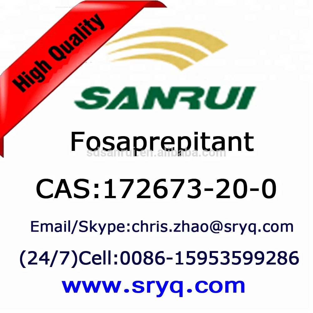 
Pharmaceutical raw material cas 172673-20-0 Fosaprepitant, High quality Fosaprepitant 