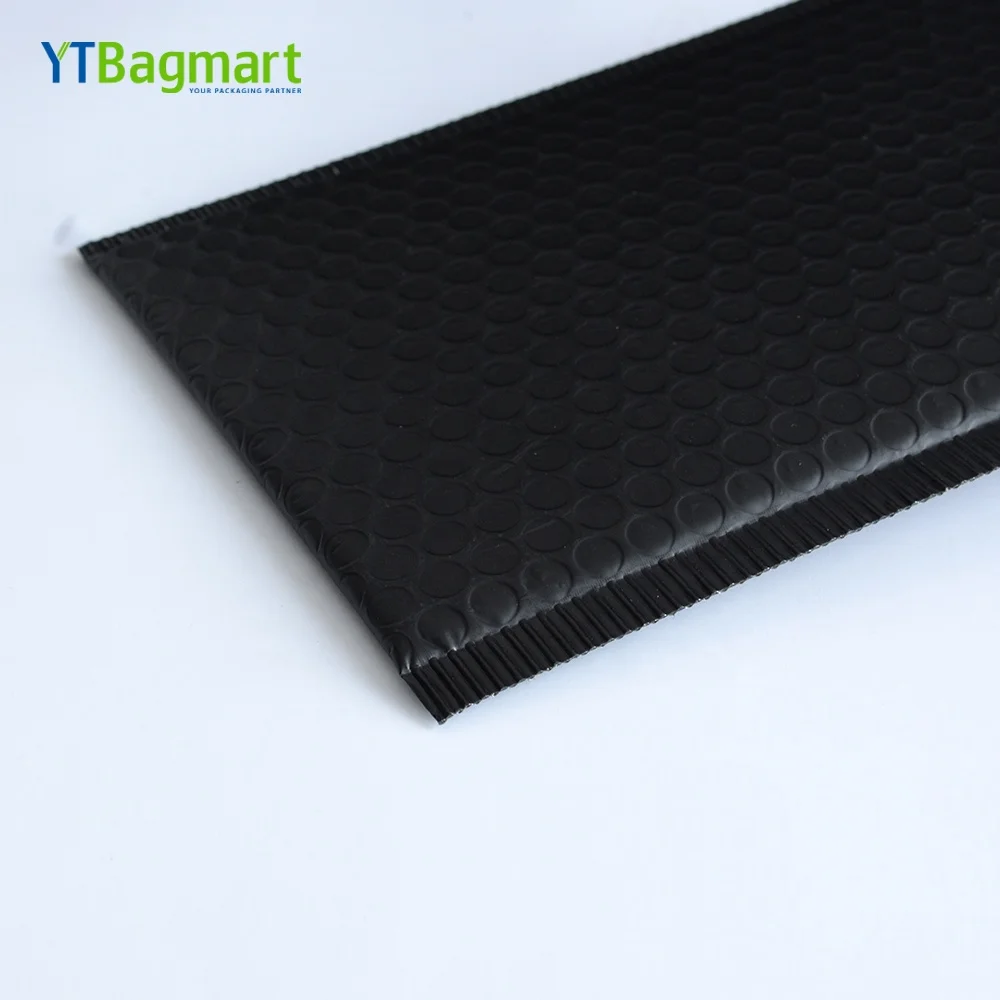 
Wholesale Black Poly Mailer Courier Delivery Black Padded Envelopes Matte Black Bubble Mailer 