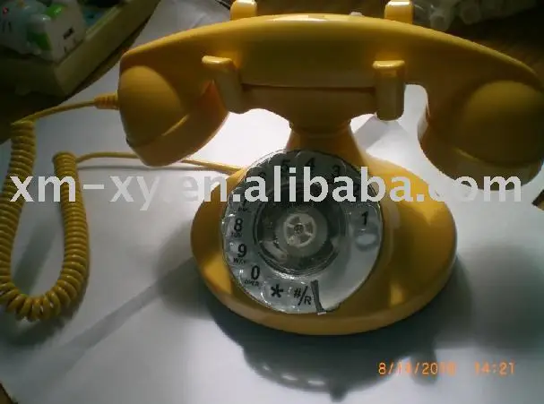 Античная декоративные проводной телефон