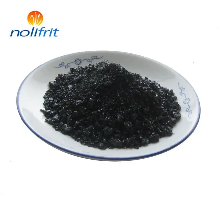 Enamel coating on cast iron matt glossy black enamel frit vitreous factory