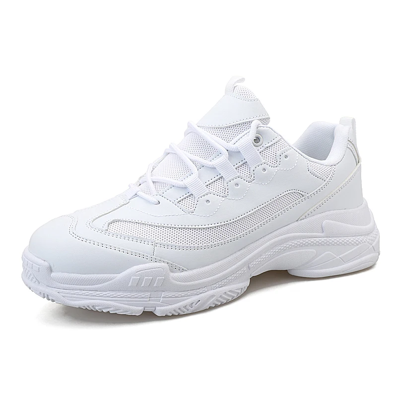 
OEM Shoe Custom Wholesale Fashion Women Couple Casual Sport Tennis Running White Shoes 