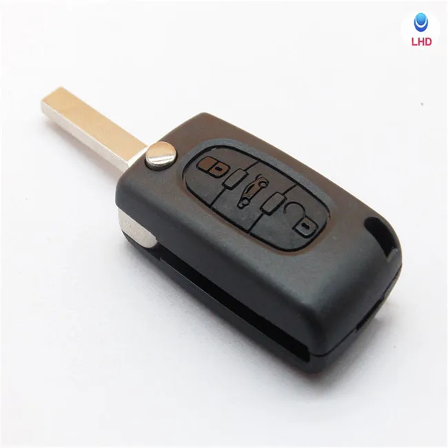 2 3 4 Button Remote Car Key for Peugeot 207 307 308 407 Citroen C2 C3 C4 C5 Flip Key Case Shell CE0523 CE0536 HU83 VA2