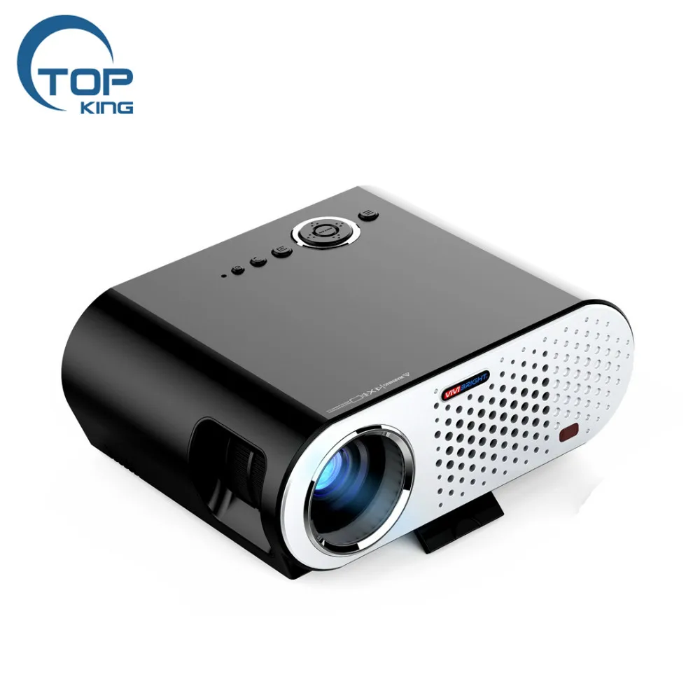 ЖК Мультимедийный Проектор СВЕТОДИОДНАЯ лампа 3200 Люмен видеопроектор Проектор для Домашнего Кинотеатра Конференц-Зал GP90