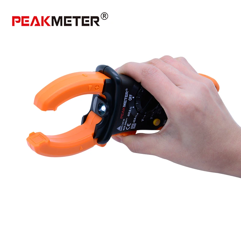 Peakmeter PM2108A 4000 Counts Ac Dc Current bar graph display Clamp Meter , Frequency Measurement Earth Leakage Clamp Meter