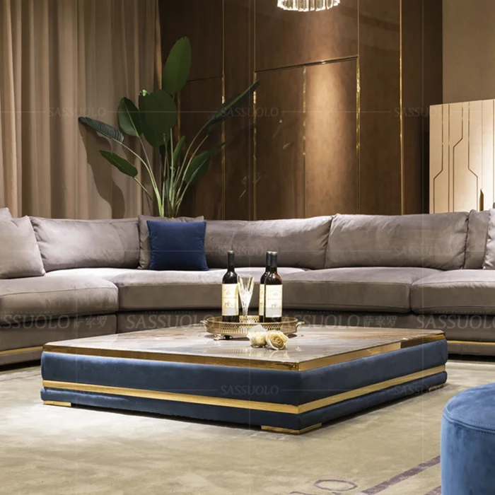 
Sassuolo postmodern unique design of the square diagonal tea table 