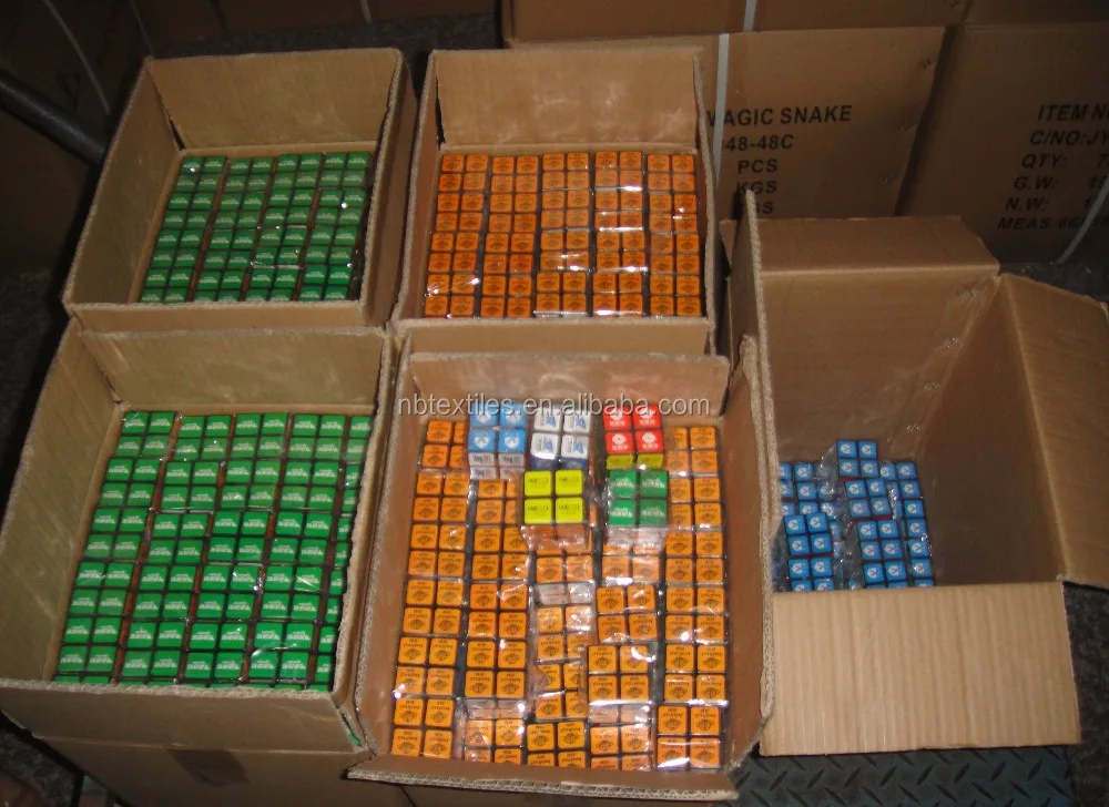 
Promotinal plastic game rubics puzzle cube 