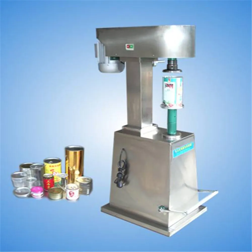 Настольная полуавтоматическая пневматическая машина для укупорки крышек