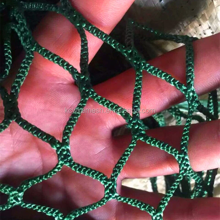 Factory!!!!! Best choose!!!! KangChen Polyester Raschel Knotless Sports Football Net ,Construction Safty Net