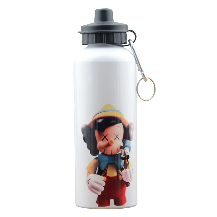 Blank Sublimation Aluminium water Bottle with cap lid Outdoor Sports Cycling sport bottle