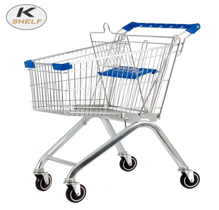 Тележка для супермаркета с детским сидением