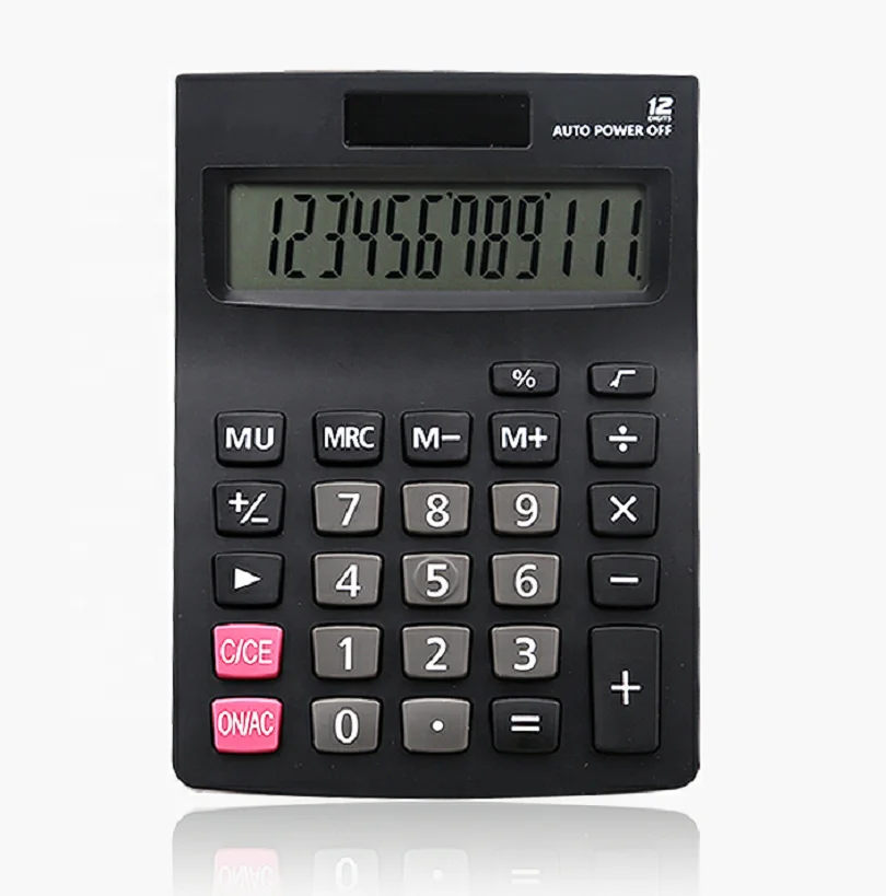 Электронный калькулятор 12 цифр, горячая Распродажа, калькулятор 12S