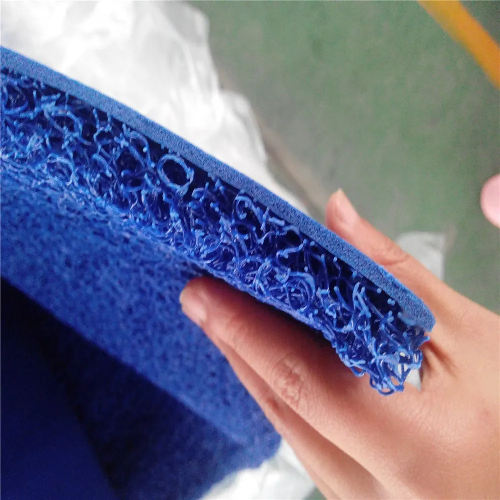 Non-slip waterproof rubber pvc coil cushion mat pvc floor mat carpet