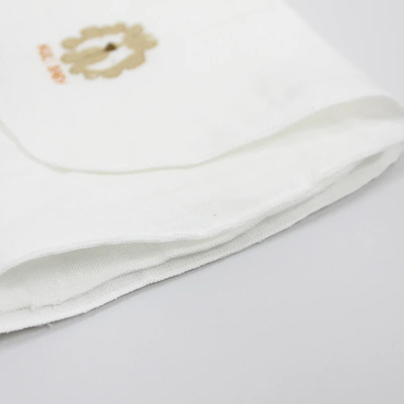 
100% organic cotton muslin fabric baby infant toddler back sweat towel 