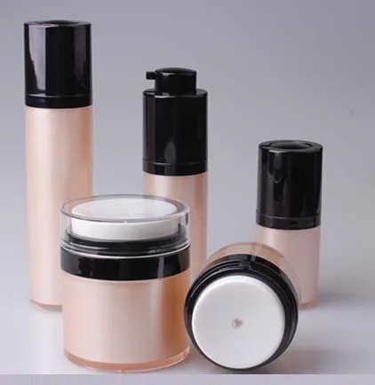 New 15ml 30ml 50ml cosmetic plastic vacuum jar  face cream acrylic airless pump container jar