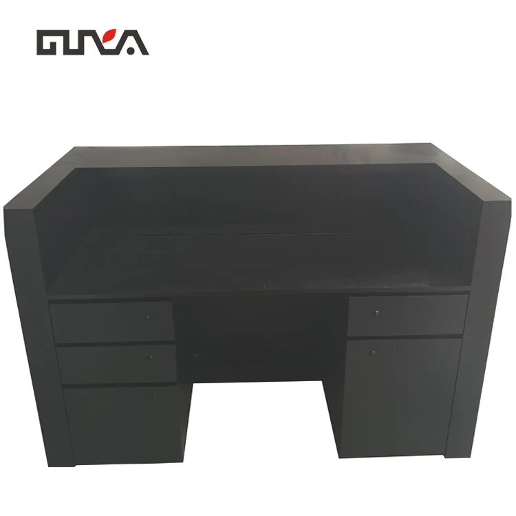 Wooden Clothes Shop Counter Table Design For Retail Garment Shop