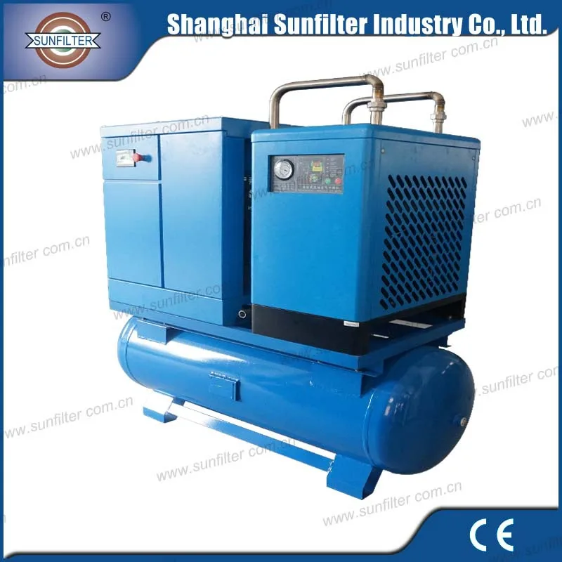 В сочетании безмасляные винтовые компрессоры на 11квт 15hp компрессор воздуха винта блок
