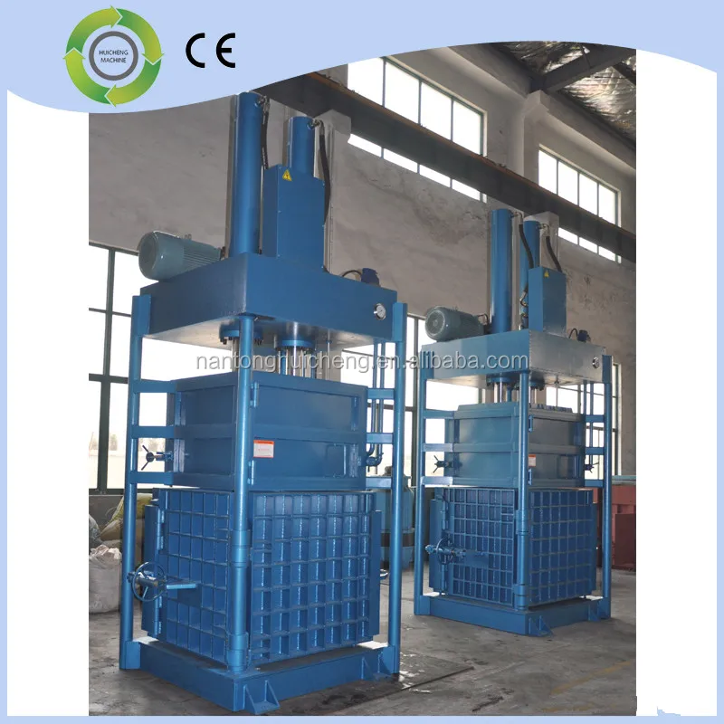 hydraulic vertical wool bale packer baler press machine