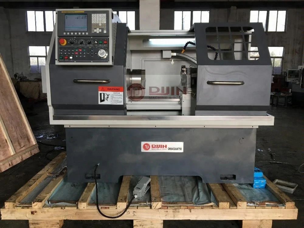 CNC Lathe Machine CK6132A Cnc Metal Working machine big power 3.7KW household cnc lathe