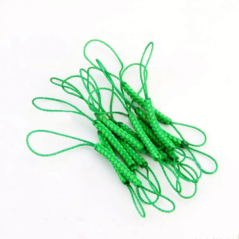 Модный ремешок зеленого цвета для сотового телефона, ремешок с застежкой-карабином, оптовая продажа